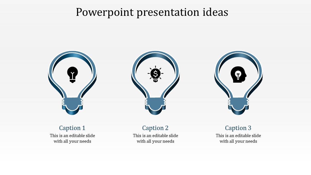 Inventive PowerPoint Presentation Ideas with Three Nodes